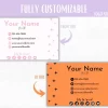 Pink Purple Business Card Template - Image 2