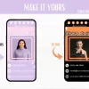 Pink Purple Digital Biz Card - Image 2