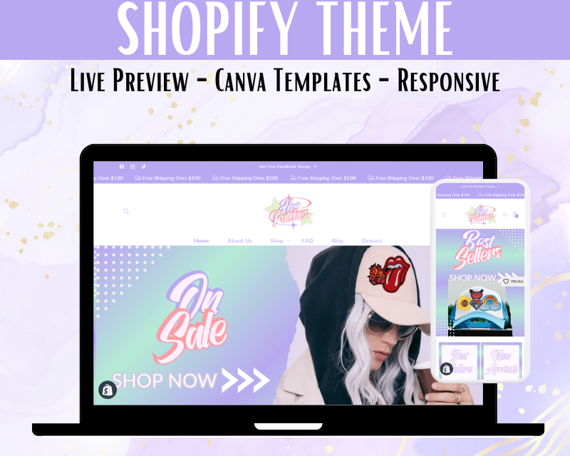 Hat Patches Shopify Theme