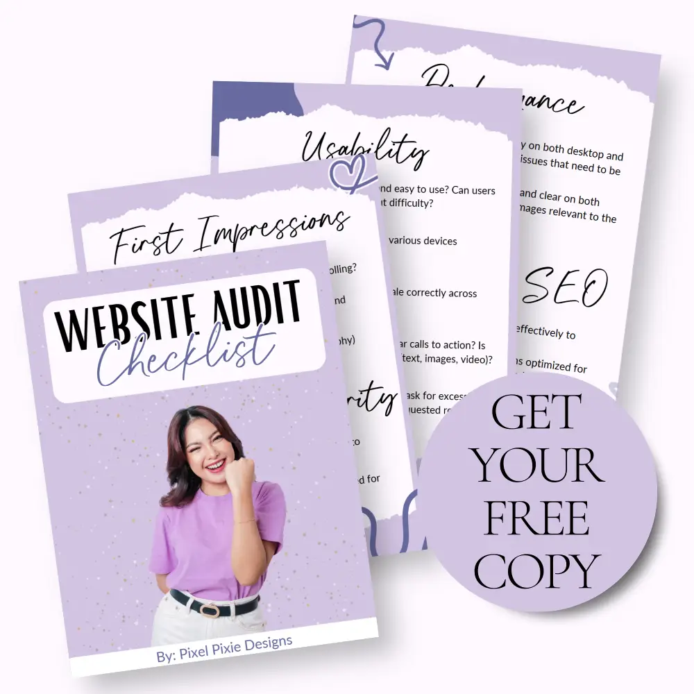 Mockup of Website Audit Checklist